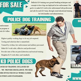 Trained Police Dogs For Sale: Police Dog Training